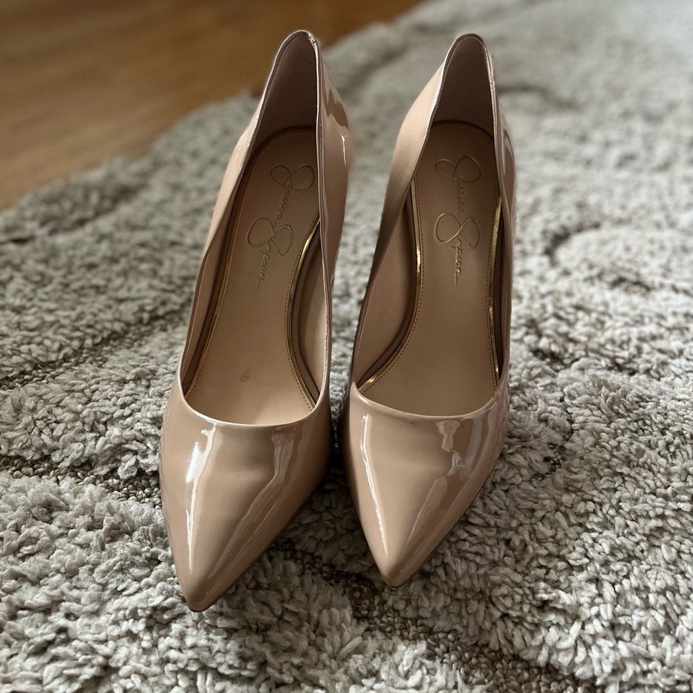 Jessica Simpson Heels, Nude, Women’s 9.5M
